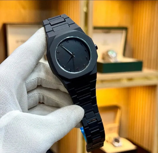 Black Arabic Aura Watch